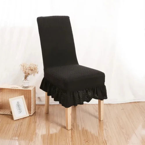 Renove o visual da sua sala de jantar com a Capa Protetora para Cadeira de Jantar Premium Longa, ideal para quem valoriza proteção, funcionalidade e um toque sofisticado na decoração. Da lojaorganizeja.com