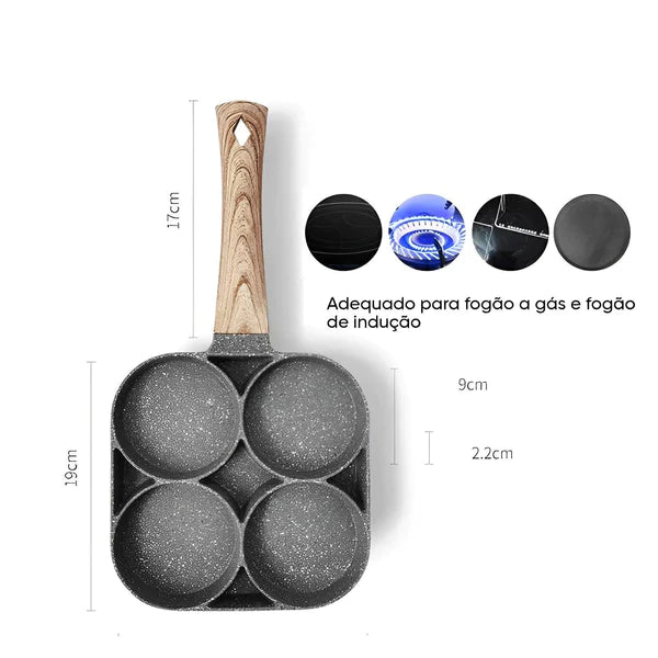 Mais do que uma simples frigideira, este item oferece versatilidade no preparo dos seus pratos favoritos, acompanhado de dois brindes exclusivos para tornar sua experiência culinária ainda mais especial. Da lojaorganizeja.com