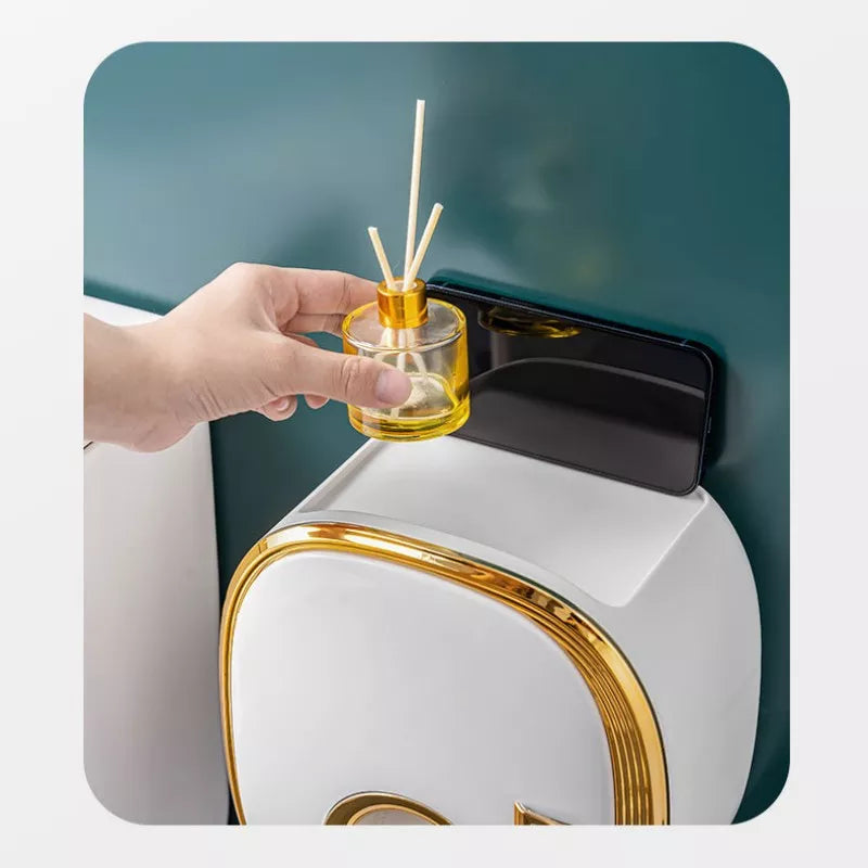 Adicione um toque de sofisticação ao seu banheiro com o Porta Papel Higiênico com Suporte da Organize Já. Mais do que um simples suporte, este item é uma peça essencial para manter seu banheiro organizado, garantindo praticidade com estilo. Da loja lojaorganizeja.com