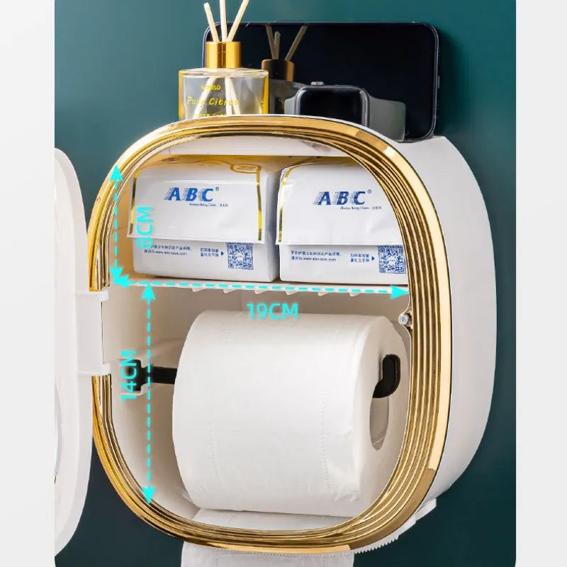 Adicione um toque de sofisticação ao seu banheiro com o Porta Papel Higiênico com Suporte da Organize Já. Mais do que um simples suporte, este item é uma peça essencial para manter seu banheiro organizado, garantindo praticidade com estilo. Da loja lojaorganizeja.com