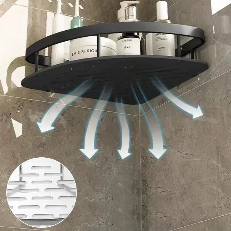 Prateleiras de Banheiro Porta Shampoo em Alumínio