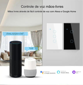 Explore o futuro da automação residencial com o Interruptor Inteligente SmartTouch da Organize Já. Este dispositivo não é apenas um interruptor, mas uma peça chave para transformar sua casa em um ambiente inteligente. Da loja lojaorganizeja.com