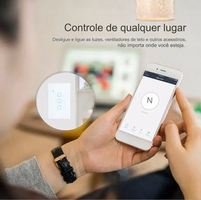 Explore o futuro da automação residencial com o Interruptor Inteligente SmartTouch da Organize Já. Este dispositivo não é apenas um interruptor, mas uma peça chave para transformar sua casa em um ambiente inteligente. Da loja lojaorganizeja.com