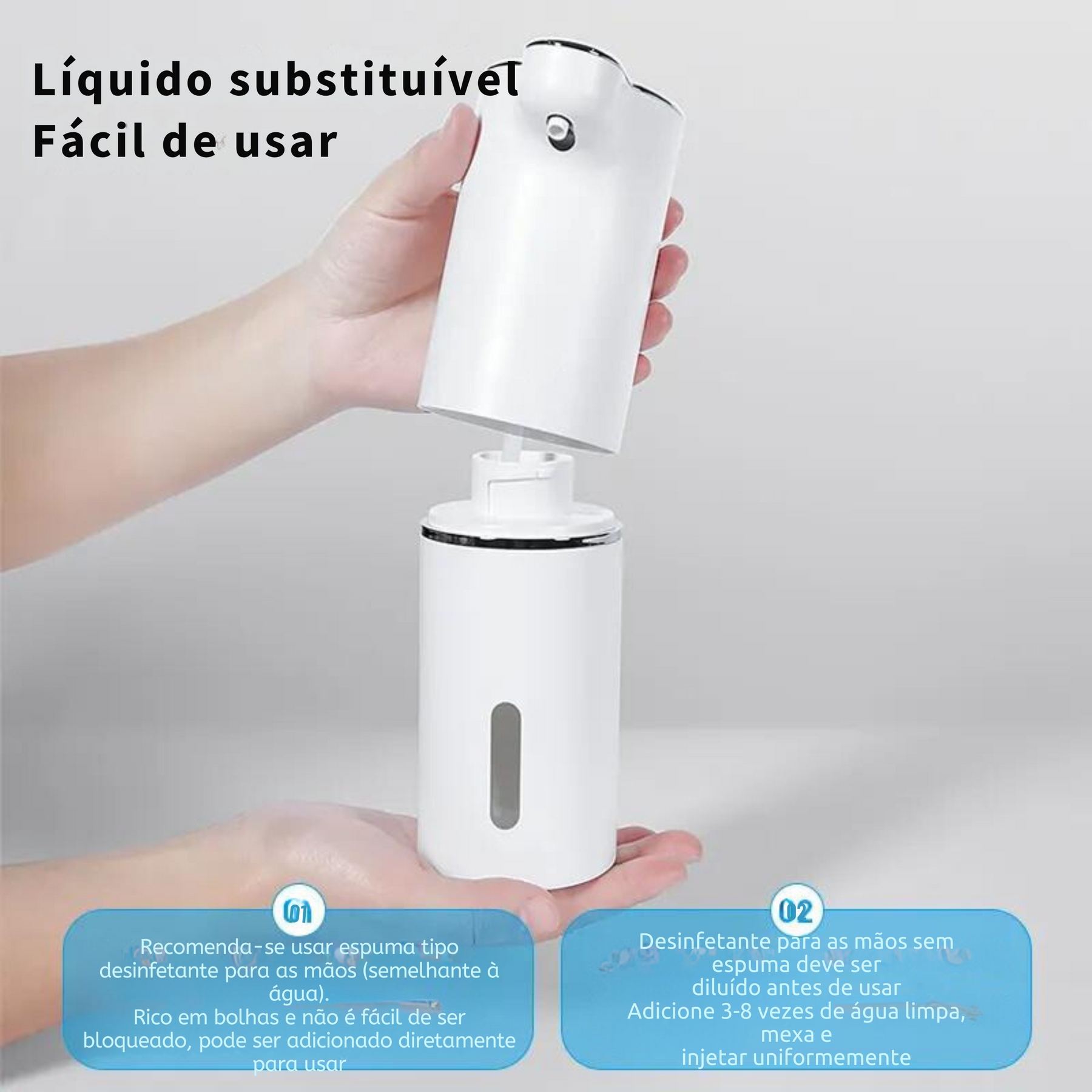 Dispensador Automático de Sabonete Líquido USB - Organize Já