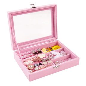 Guarde suas joias com elegância e segurança na Caixa Organizadora de Joias Jewel Case, ideal para quem busca praticidade sem abrir mão do estilo. Da lojaorganizeja.com