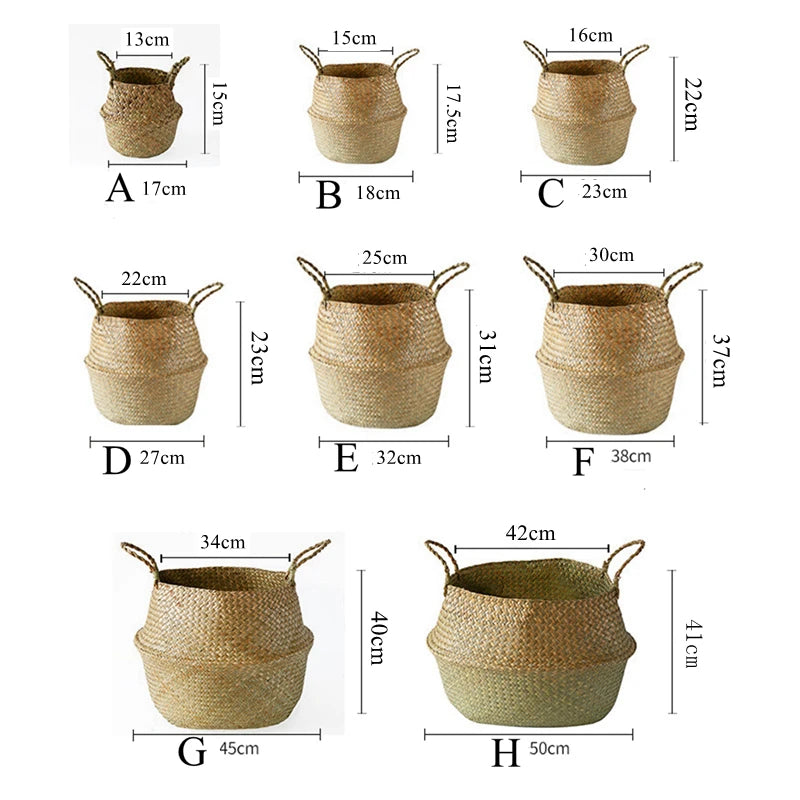 O Cesto de Vime Para Jardim, uma peça que tem a beleza natural do vime com funcionalidade. Da loja lojaorganizeja.com