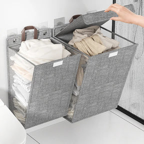 Descubra a solução perfeita para manter suas roupas sempre organizadas e ao alcance das mãos com nosso Cesto Organizador de Roupas Pendurado. Da lojaorganizeja.com