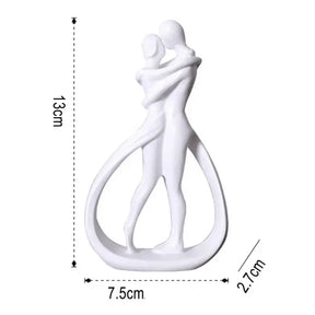 Celebre o amor e a conexão com a Escultura Decorativa Estátua Romance. Da lojaorganizeja.com