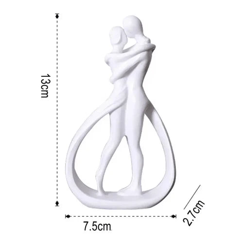 Celebre o amor e a conexão com a Escultura Decorativa Estátua Romance. Da lojaorganizeja.com