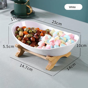 Fruteira de Mesa em Bambu - Exclusividade Organize Já
