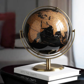 Adicione um toque de elegância e conhecimento à sua decoração com o Globo Decorativo Terrestre.  Da lojaorganizeja.com