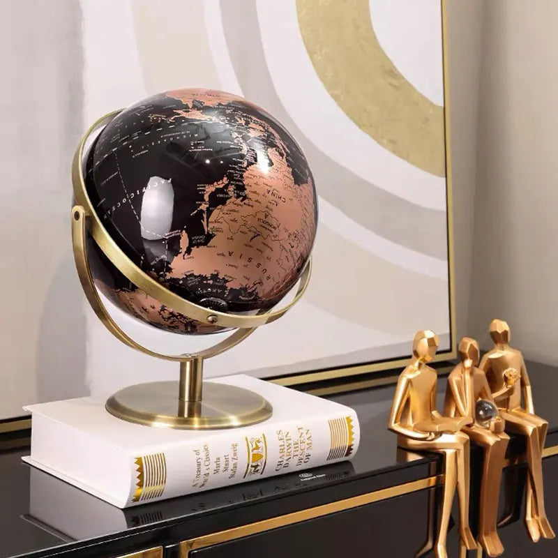 Adicione um toque de elegância e conhecimento à sua decoração com o Globo Decorativo Terrestre.  Da lojaorganizeja.com