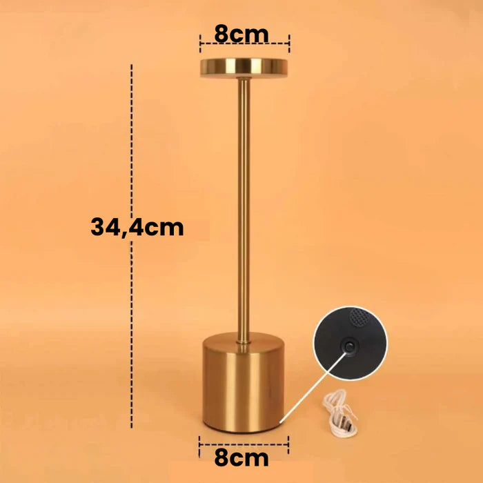 Transforme qualquer ambiente com a Luminária de Mesa Portátil LumiFree, que combina elegância, funcionalidade e total liberdade sem fios para iluminar onde você precisar.Da lojaorganizeja.com