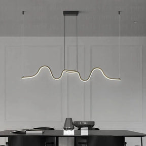 Transforme qualquer ambiente com o toque minimalista e sofisticado do Lustre Pendente Elara Minimalista LED. Da lojaorganizeja.com