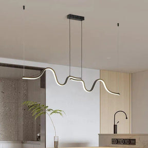 Transforme qualquer ambiente com o toque minimalista e sofisticado do Lustre Pendente Elara Minimalista LED. Da lojaorganizeja.com