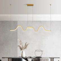 Transforme qualquer ambiente com o toque minimalista e sofisticado do Lustre Pendente Elara Minimalista LED. Da lojaorganizeja.com