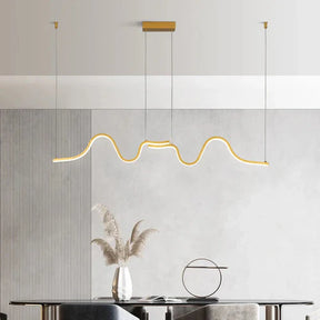 Transforme qualquer ambiente com o toque minimalista e sofisticado do Lustre Pendente Elara Minimalista LED. Da lojaorganizeja.com