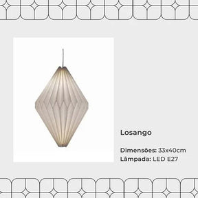 Ilumine seu espaço com o Lustre Pendente Origami Glow, uma peça inovadora que combina o charme do origami com a funcionalidade moderna. Da lojaorganizeja.com