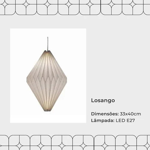 Ilumine seu espaço com o Lustre Pendente Origami Glow, uma peça inovadora que combina o charme do origami com a funcionalidade moderna. Da lojaorganizeja.com