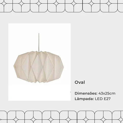 Ilumine seu espaço com o Lustre Pendente Origami Glow, uma peça inovadora que combina o charme do origami com a funcionalidade moderna. Da lojaorganizeja.com