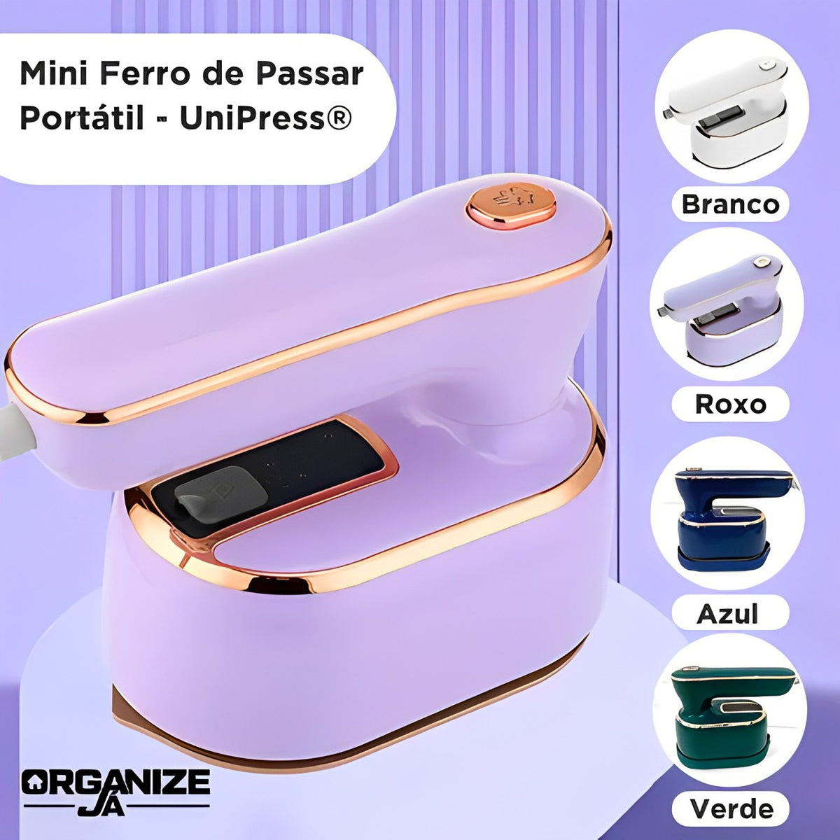 Mini Ferro de Passar Portátil - UniPress®