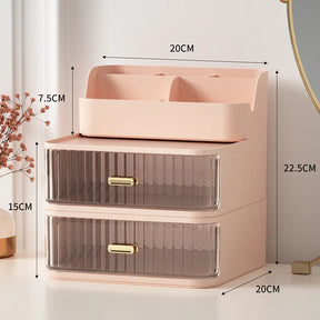 Mais do que um simples organizador, este item é uma peça de design funcional que combina praticidade e estilo, proporcionando um local elegante para armazenar suas preciosas maquiagens. Da loja lojaorganizeja.com