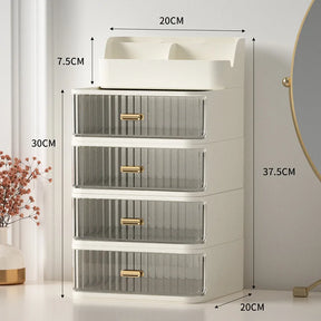 Mais do que um simples organizador, este item é uma peça de design funcional que combina praticidade e estilo, proporcionando um local elegante para armazenar suas preciosas maquiagens. Da loja lojaorganizeja.com