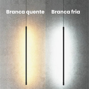  Desfrute da beleza na simplicidade com o Pendente Barra Minimalista. Seu design clean e moderno reflete uma estética minimalista que adiciona um toque de elegância a qualquer espaço. Da loja lojaorganizeja.com