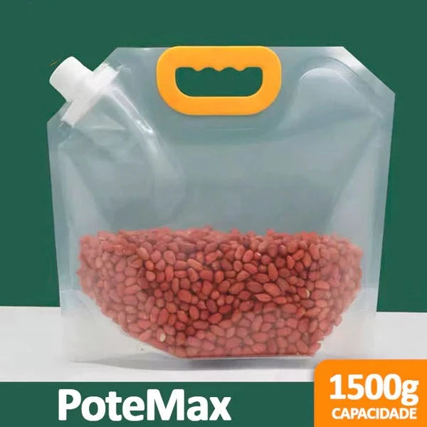 Bem-vindo à era do armazenamento sustentável com o PoteMax! Mais do que simples recipientes, são parceiros versáteis que elevam a forma como você preserva e organiza alimentos. Descubra a praticidade e a ecologia em cada pote. Da lojaorganizeja.com