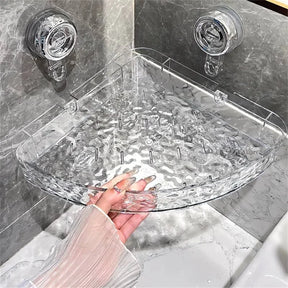 Prateleira com Ventosa para Banheiro e Cozinha - Organização sem Furos e com Estilo