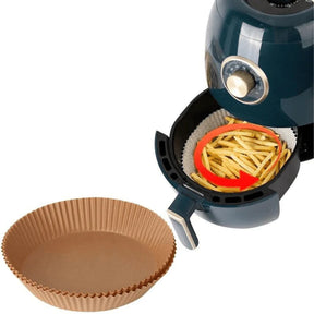 Proteja sua Air Fryer de respingos de gordura e sujeira com o Protetor Descartável Anti Gordura da Organize Já. Desfrute de refeições deliciosas sem a bagunça! Da lojaorganizeja.com