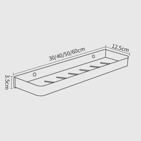 A Prateleira para Banheiro em Alumínio Preta, a solução perfeita para um banheiro moderno e organizado. Como esta plataforma combina funcionalidade e estilo, elevando o ambiente. Da loja lojaorganizeja.com